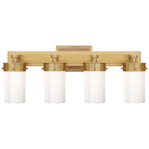 Visual Comfort Signature Collection Thomas OBrien Marais Bath Bar in Antique Brass by Visual Comfort Signature TOB2316HABWG