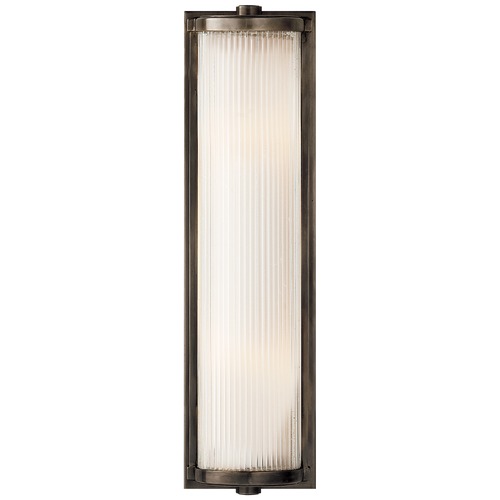 Thomas OBrien Dresser Glass Rod Light in Bronze by Visual Comfort Signature