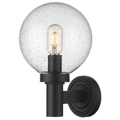 Z-Lite Laurent Black Outdoor Wall Light by Z-Lite 599M-BK