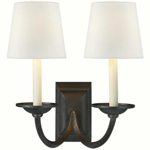 Visual Comfort Signature Collection Visual Comfort Signature Collection Chapman & Myers Flemish Aged Iron Sconce CHD1496AI-L