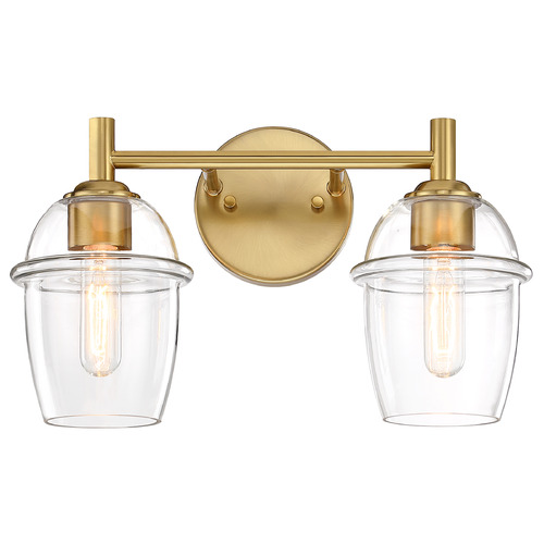 Designers Fountain Summer Jazz Brushed Gold Bathroom Light