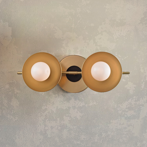 Julien Aged Brass LED Bathroom Light by Hudson Valley Lighting
