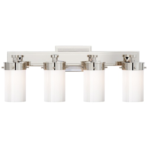 Visual Comfort Signature Collection Thomas OBrien Marais Bath Bar in Polished Nickel by Visual Comfort Signature TOB2316PNWG