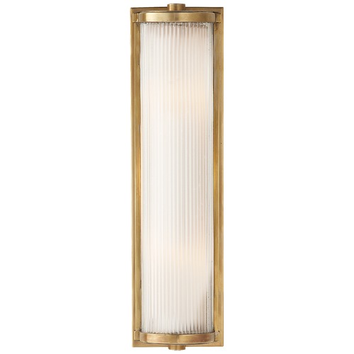 Visual Comfort Signature Collection Thomas OBrien Dresser Glass Rod Light in Brass by Visual Comfort Signature TOB2141HABFG