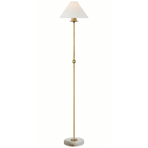 Chapman & Myers Caspian Floor Lamp in Antique Brass by VC Signature