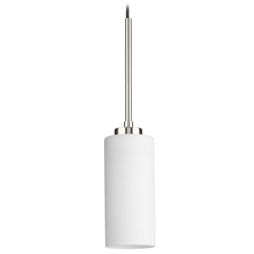 Progress Lighting Atwell 1-Light Brushed Nickel Mini Pendant
