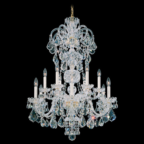 Schonbek Worldwide Lighting Olde World Aurelia Crystal Chandelier
