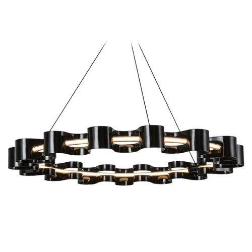 Kuzco Lighting Nami Gloss Black LED Chandelier