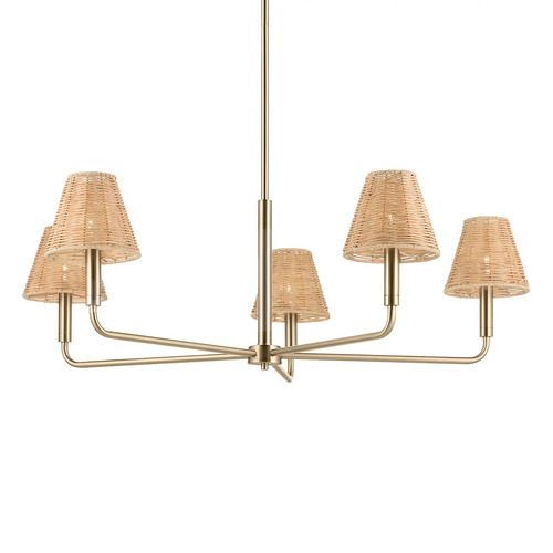 Bekah 5-Light Chandelier in Champagne Bronze by Kichler Lighting