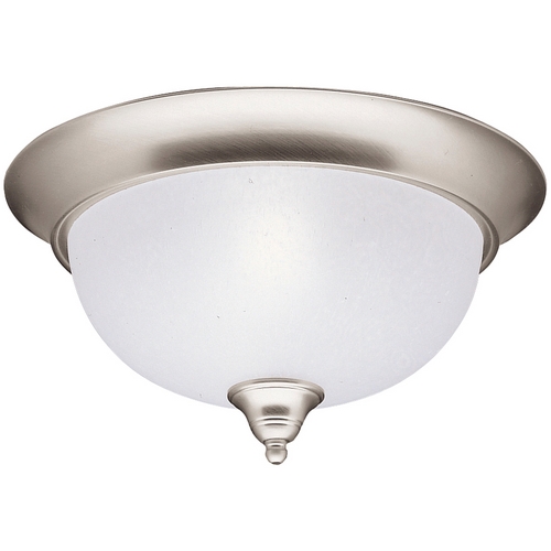 Kichler Lighting Dover 13.25-Inch Flush Mount in Brushed Nickel by Kichler Lighting 8064NI