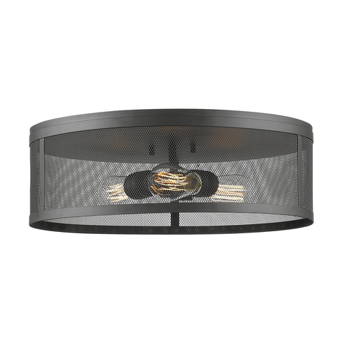 Z-Lite Meshsmith Bronze Flush Mount by Z-Lite 331F18-BRZ