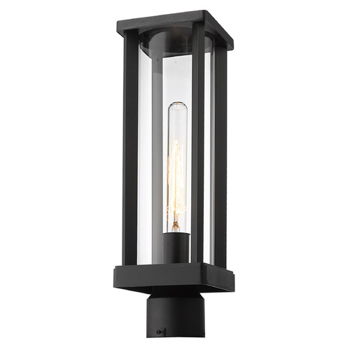 Z-Lite Glenwood Black Post Light by Z-Lite 586PHMR-BK