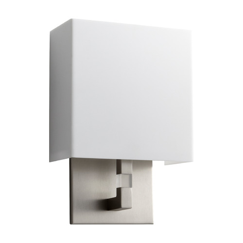 Oxygen Chameleon Small LED Acrylic Wall Sconce in Nickel by Oxygen Lighting 3-521-24