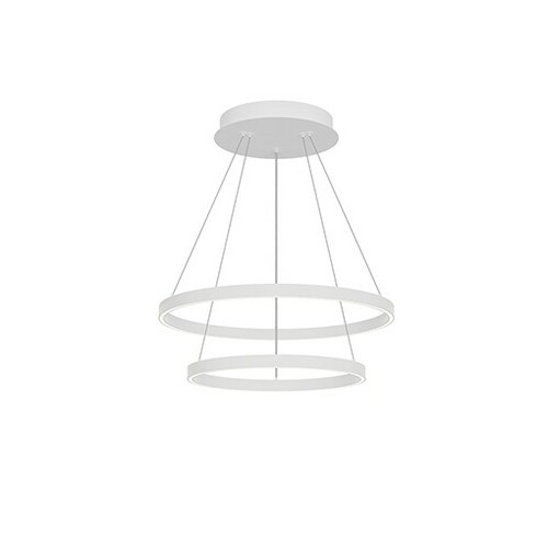 Cerchio White LED Pendant by Kuzco Lighting