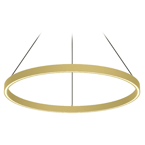 Kuzco Lighting Cerchio Brushed Gold LED Pendant by Kuzco Lighting PD87124-BG