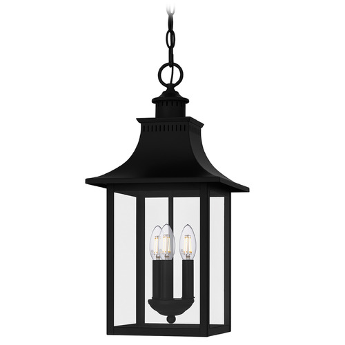 Quoizel Lighting Chancellor Mystic Black Outdoor Hanging Light