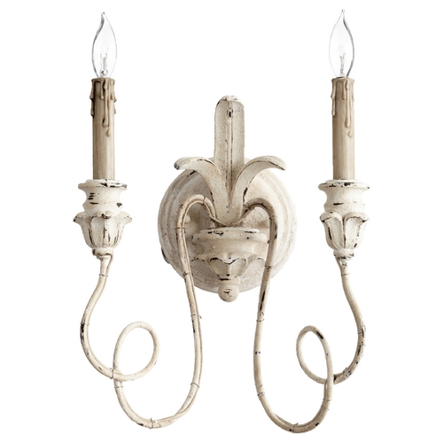 Salento Persian White Sconce by Quorum Lighting