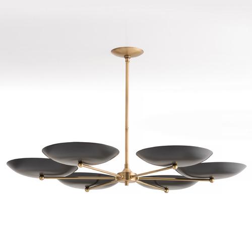 Arteriors Home Lighting Griffith Chandelier in Antique Brass & Bronze by Arteriors Home 89047