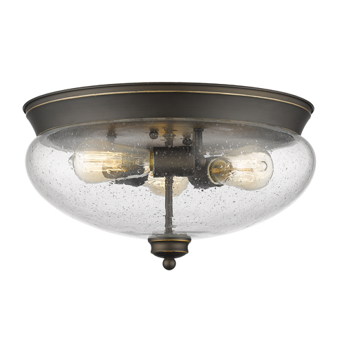 Amon Olde Bronze Flush Mount by Z-Lite