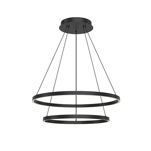 Kuzco Lighting Cerchio Black LED Pendant by Kuzco Lighting CH87232-BK