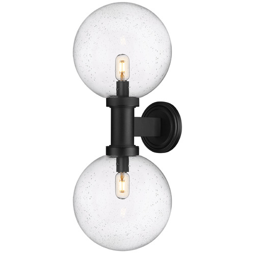 Laurent Black Outdoor Wall Light by Z-Lite