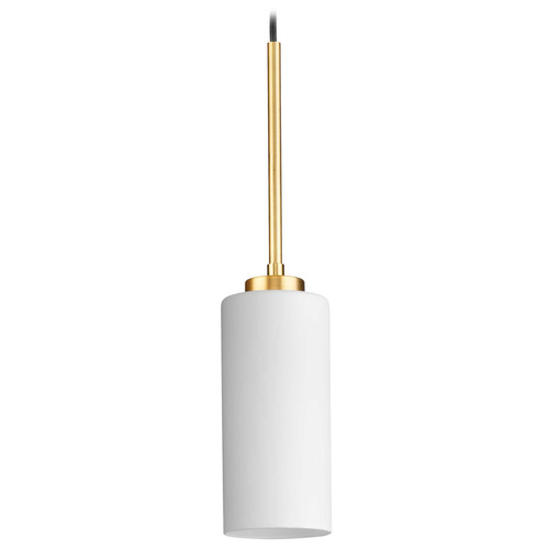 Progress Lighting Progress Lighting Atwell 1-Light Vintage Brass Mini Pendant P500404-163