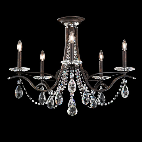 Schonbek Worldwide Lighting Vesca Heirloom Bronze Semi-Flushmount Light