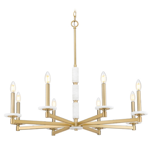 Z-Lite Z-Lite Kaden Modern Gold Chandelier 3045-8MGLD
