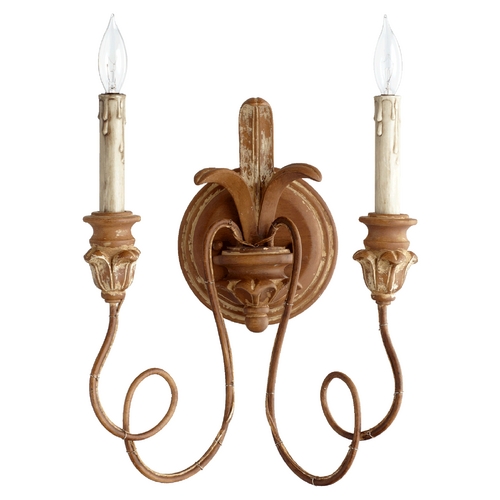 Salento French Umber Sconce by Quorum Lighting