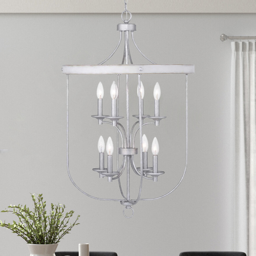 Gulliver Galvanized 8-Light Pendant by Progress Lighting