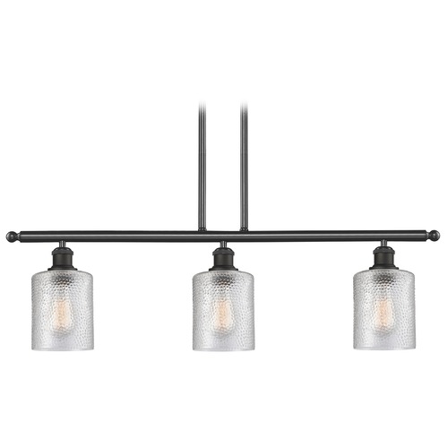 Cobbleskill Matte Black Island Light by Innovations Lighting