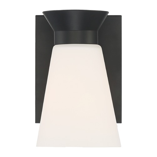 Caleta Black Sconce by Satco Lighting