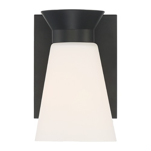 Satco Lighting Caleta Black Sconce by Satco Lighting 60/7311