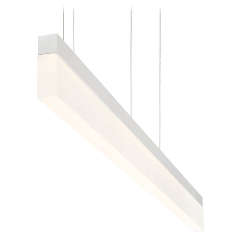 Tunnel 36-Inch Linear LED Pendant in White by Eurofase Lighting