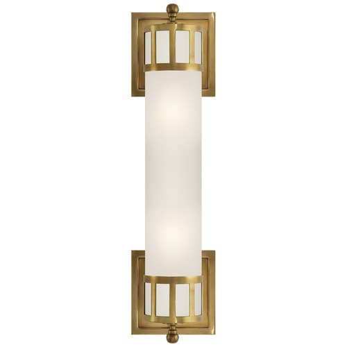 Visual Comfort Signature Collection Studio VC Openwork Medium Sconce in Antique Brass by Visual Comfort Signature SS2013HABFG