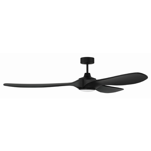 Envy 72 Flat Black LED Ceiling Fan by Craftmade Lighting