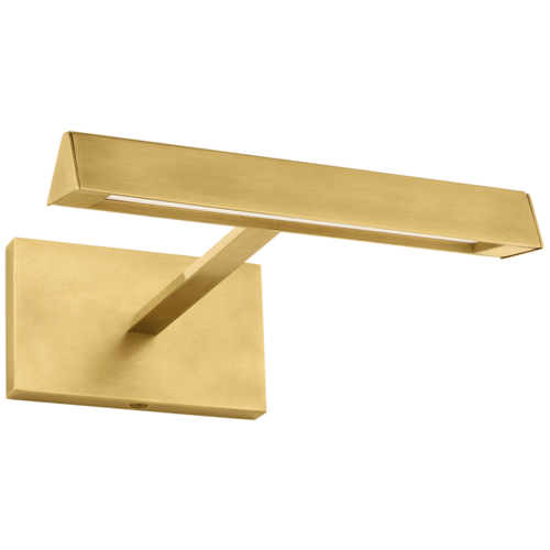 Dessau 8-Inch LED Picture Light in Brass by Visual Comfort Modern