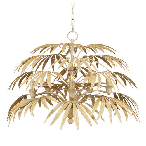Calliope 32-Inch Chandelier in Coco Cream by Currey & Company