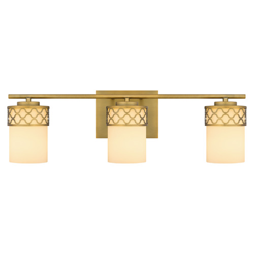 Quoizel Lighting Quoizel Lighting Tenley Aged Brass Bathroom Light TEN8624AB