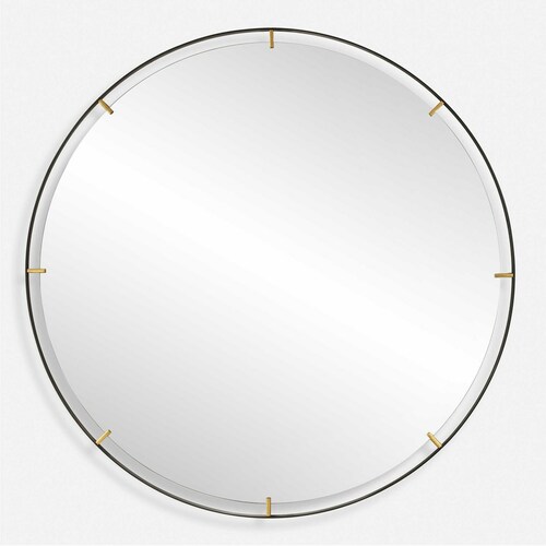 Grand Pendulum Round 72.25-Inch Decorative Mirror
