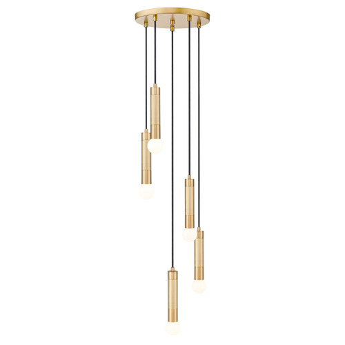 Z-Lite Z-Lite Stari Modern Gold Multi-Light Pendant 1956P-5R-MGLD