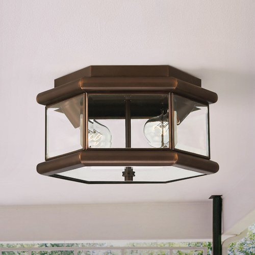 Clifton Park 10.75-Inch Flush Mount in Copper Bronze by Hinkley Lighting