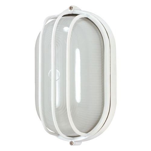 Semi Gloss White Outdoor Wall Light by Nuvo Lighting