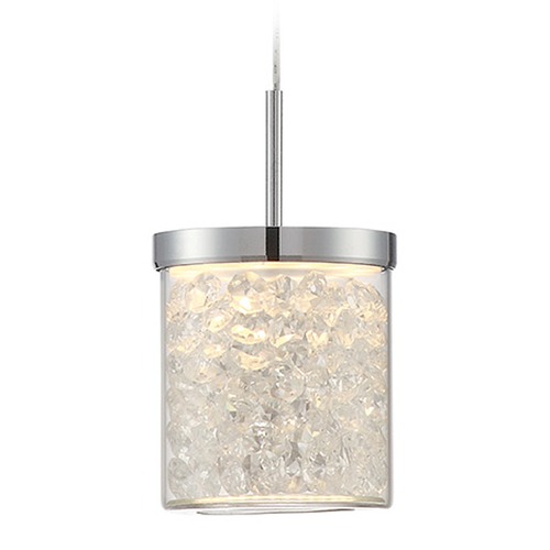 Lite Source Lighting Chrome LED Mini Pendant by Lite Source Lighting LS-19581