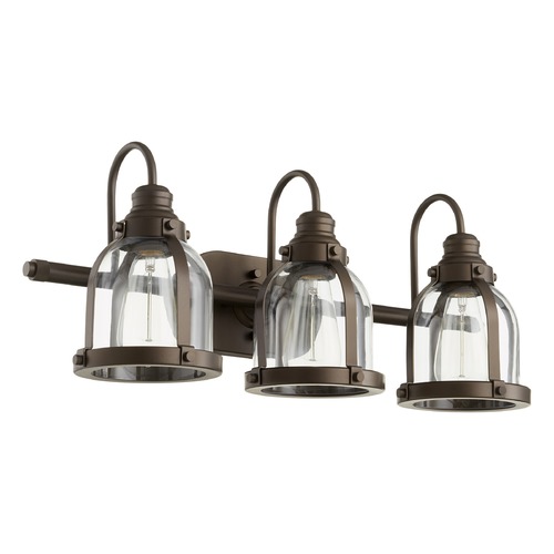 Quorum Lighting Oiled Bronze Bathroom Light by Quorum Lighting 586-3-86