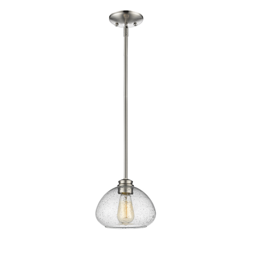 Amon Brushed Nickel Mini Pendant by Z-Lite