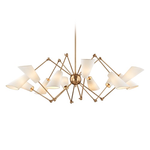 Hudson Valley Lighting Buckingham Aged Brass Chandelier by Hudson Valley Lighting 5312-AGB