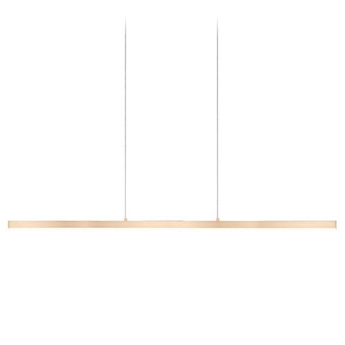 Modern Gold LED Pendant with Frosted Shade 3000K 1609LM by Kuzco Lighting