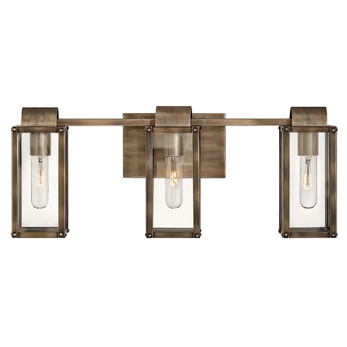 Hinkley Sag Harbor 3-Light Wall Light in Burnished Bronze by Hinkley Lighting 5863BU