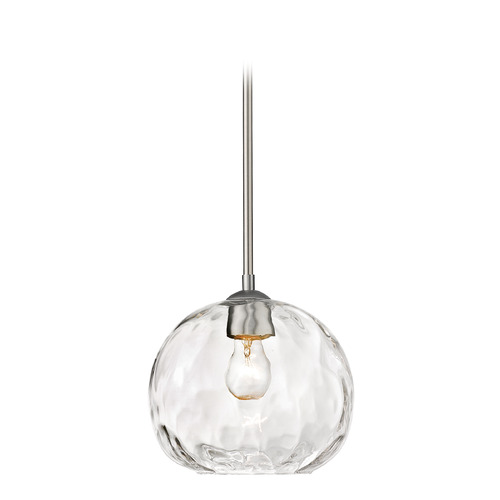 Chloe Brushed Nickel Mini Pendant by Z-Lite